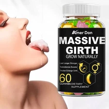 Male Health Gummies Penis Bigger Grow Longer Max Girth Boost Stamina Performance
