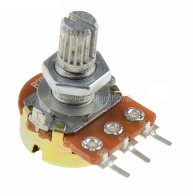 5PCS WH148 Type B1K Ohm Linear Taper Rotary Potentiometer Panel Pot