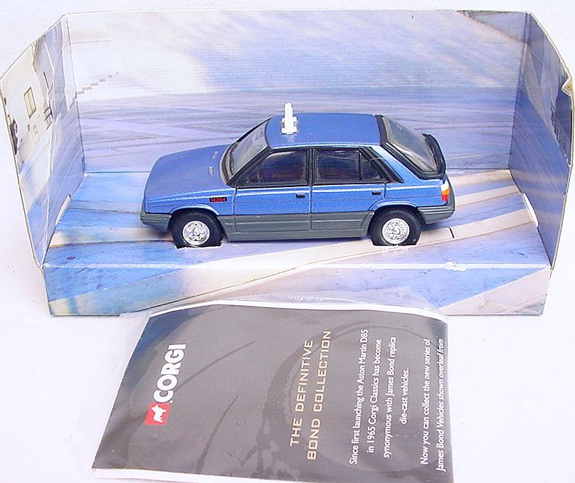 RENAULT 11 TAXI A VIEW TO A KILL 007 JAMES BOND 1:43 EAGLEMOSS IXO