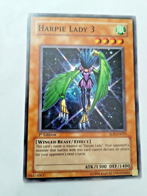 Yu-Gi-Oh! Harpie Lady 3 Rise of Destiny RDS-EN019 1st Edition Com