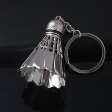 Creative Badminton Metal Key Ring Keyring Keychain Pendant Gift for Men Women