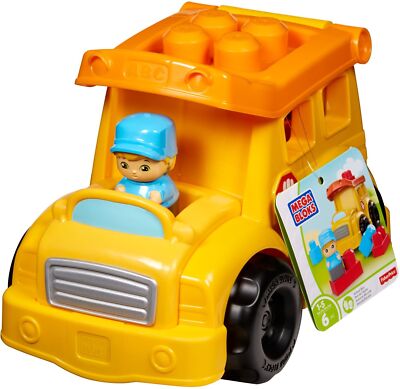 Mattel DYT59 - Mega Bloks - Schulbus mit Bausteinen