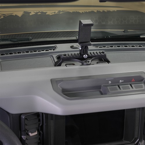 IAG I-Line Picatinny Rail with Cell Phone Mount for Ford Bronco 2021+ 2/4 Door - Foto 2 di 7