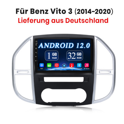 32G Android 12 Autoradio Für Mercedes Benz Vito 3 W447 2014-20 Navi GPS SWC USB