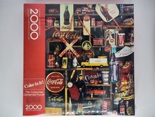 Vintage 1986 "Coke Is It!" - The Coca-Cola Centennial Puzzle 2000 Pcs Springbok