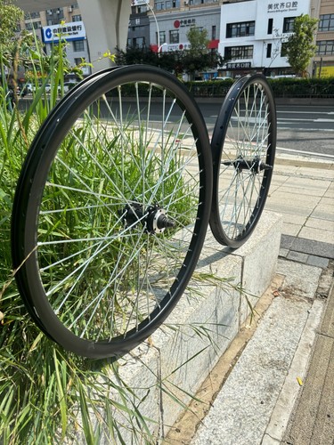 CDH 26'' Bicycle Wheel Rims Double Layer Alum Alloy & Flywheel - Bike Wheelset - Picture 9 of 22