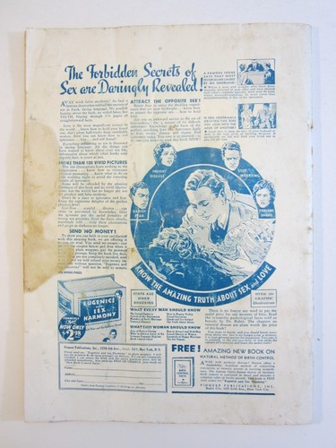 Spicy Stories Pulp v. 7 #8, Aug. 1937 VG Bolles "A Tights Situation" Cover! - Picture 6 of 6