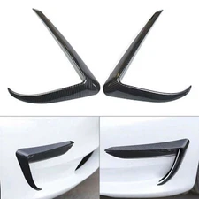 Carbon Fiber Style Front Fog Light Eyebrow Cover Trim For Tesla Model 3 2017+ U8