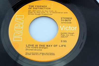 Friends of Distinction: Love is the Way of Life / Jenny Wants to Know [Unplayed]