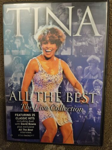 TINA TURNER ALL THE BEST THE LIVE COLLECTION DVD MUSIC - Afbeelding 1 van 2