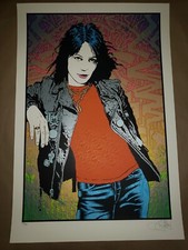 Chuck Sperry Joan Jett 2015 Silkscreen Fine Art Print Signed Numbered Poster 