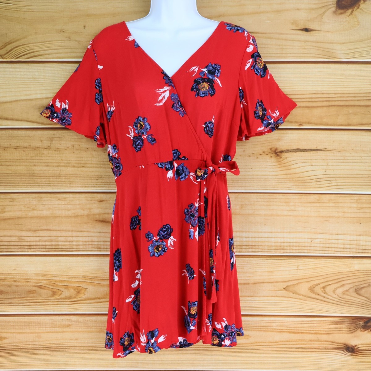 wrap dress maxi floral Flutter Sleeve Floral Print Embroidered Wrap Maxi Dress In Blush Multi