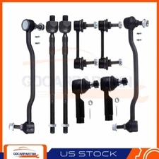 Suspension 8x Sway Bars Tie Rod Kit For 02-04 Nissan Altima 04-08 Nissan Maxima
