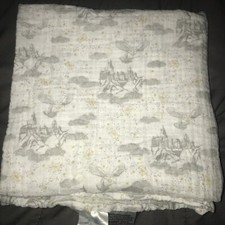 Aden Anais Harry Potter Swaddle Baby Blanket Muslin Hogwarts Castle Hedwig Owl