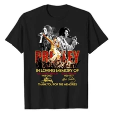 In Loving Memory Of Lisa Marie Presley And Elvis Presley Memorial T-Shirt Unisex