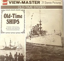 Old-Time Ships View-Master Packet Exc. Cond. 1976 Vtg