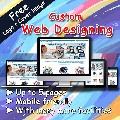 Custom Website Designing (Professional Modern and Responsive web designing)