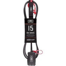 Ocean and Earth One XT Big Wave Pin Release Surfboard Leash - 15' Black