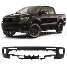 Front Bumper Black For 2019-2023 Ford Ranger KB3Z17757AAPTM w/o Sensor Holes
