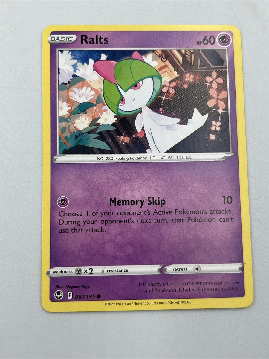 2022 Pokemon TCG - Silver Tempest - Common - Ralts 067/195 | eBay