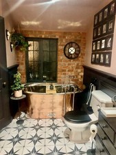 Copper Bathtub 1500"The Ship" Package Deal " Tap/Waste/Overflow/Basin"