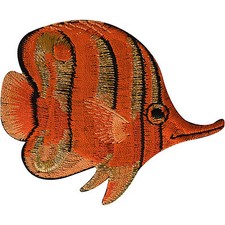 Tropical Fish Patch Iron Sew On Clothes Embroidered Badge Embroidery Applique