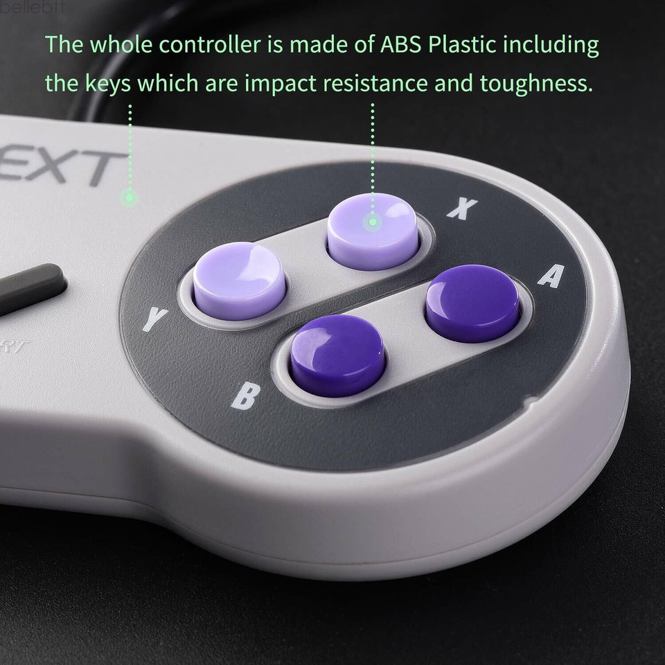Wired/ Wireless SNES USB Controller For Windows 7 810 PC MAC Linux ...