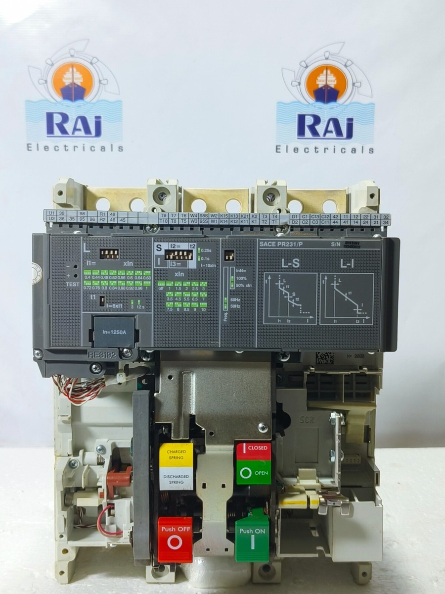 ABB TMAX T7 L 1250 SACE PR231/P 1250A 3POLE CIRCUIT BREAKER FREE