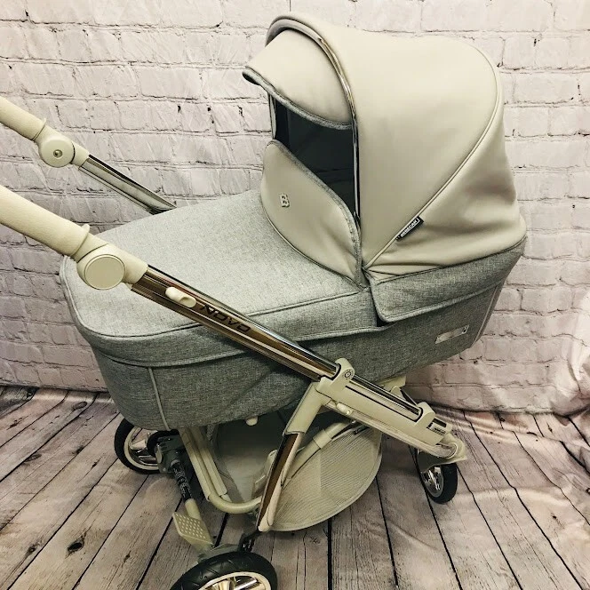 Bebecar top grey pram