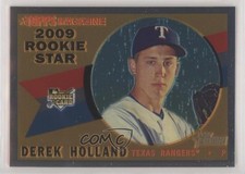 2009 Topps Heritage Chrome 1670/1960 Derek Holland #CHR191 0t2