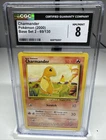 Charmander 69/130 Base Set 2 CGC 8 NM-Mint Pokemon Card 2000 WOTC Vintage Rare