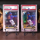 Jackson Chourio 1st Bowman Chrome PSA 10 Lot x2 Mega Box Mojo Brewers Top...