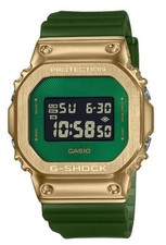 Montre numérique Casio G-Shock DW-5600CL recouverte de métal vert