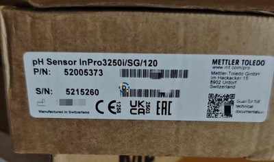New 3250i/SG/120 52005373 PH electrode