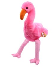 Ty Large Plush Beanie Buddy - Pinky the Flamingo  MWMT