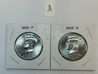 2010 P & D UNC Clad Kennedy Half Dollar Set in CB Flips -Free Shipping - A