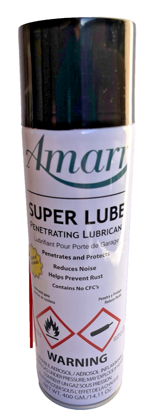 Amarr Super Lube FlexiForce Garage Door New Formula Lubricant 14.11oz Aerosol