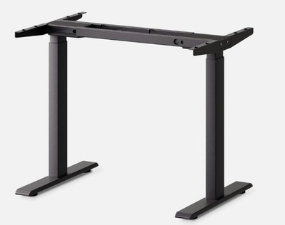 Autonomous Desk DIY   2-Stage Height Adjustable Standing Desk Frame, Black, Ship
