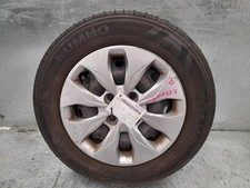 HYUNDAI ACCENT RIGHT FRONT STEEL WHEEL RIM 14X5.5IN RB 05/2011-12/2019 775963