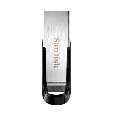 SANDISK 128GB Ultra Flair USB 3.0 Flash Drive, SDCZ73-128G-G46, Black