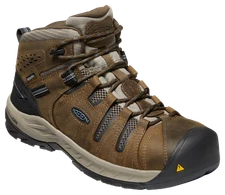 KEEN Utility 1023237 Flint II Waterproof Steel Toe Work Boots for Men - Cascade