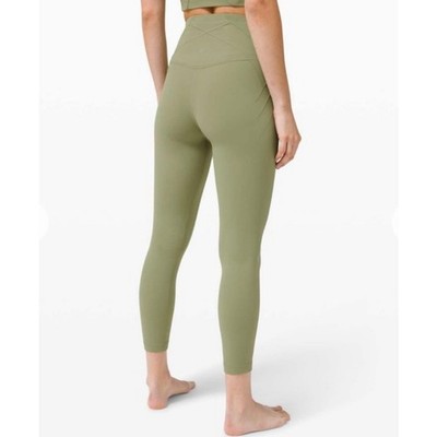 Lululemon Nulu Fold High-Rise Yoga Tight 25'' Size 6 Green