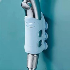 UK Movable Shower Head Holder with Suction Cup Adjustable Bathroom Hook Silicone