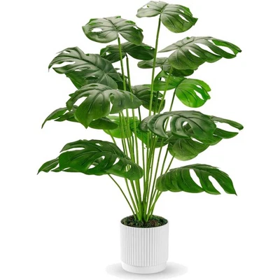 Kunstpflanze Groß 71cm Fake Plant Dekoration Indoor Outdoor Pflegeleicht - Bild 1 von 4
