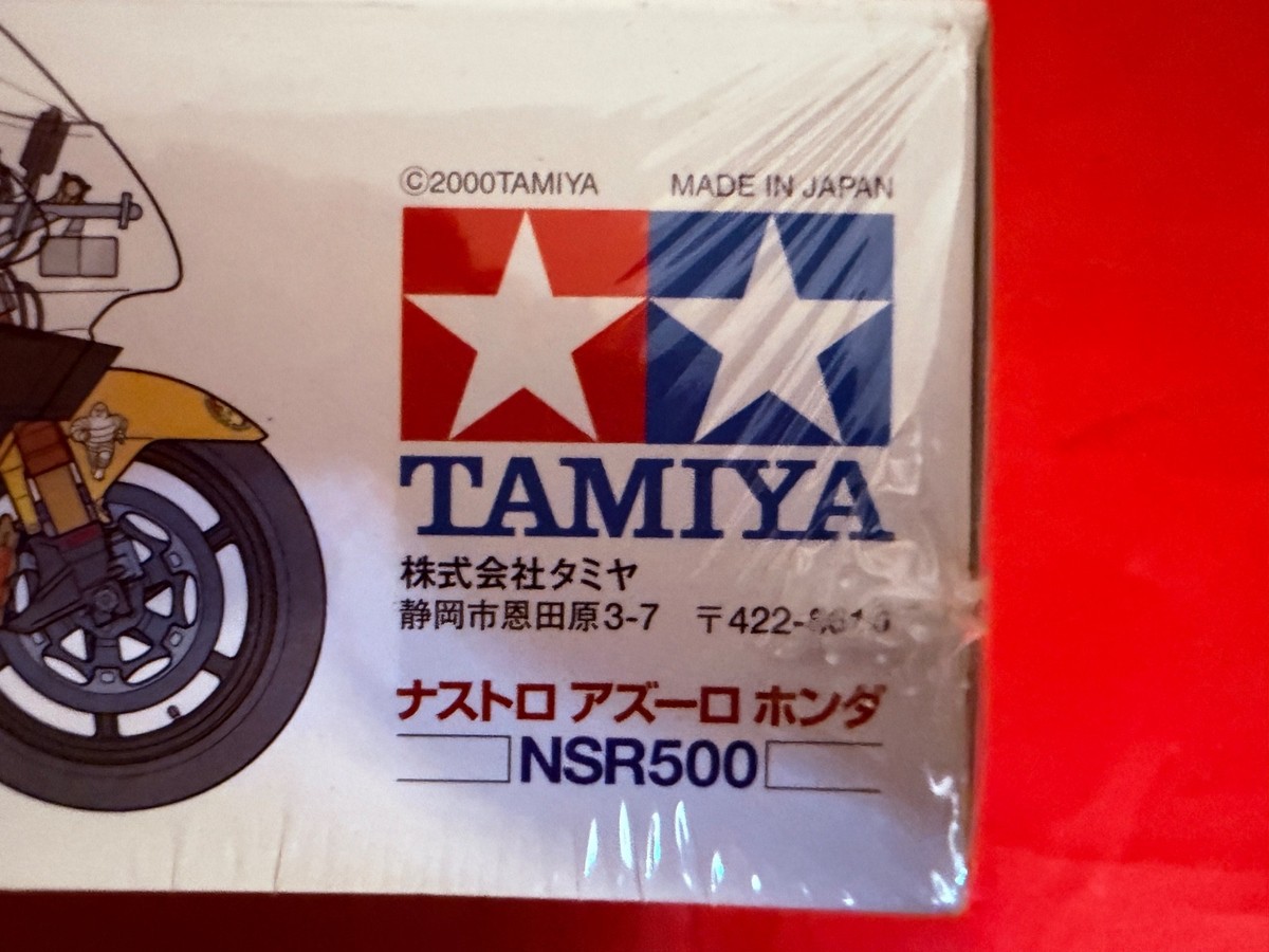 Tamiya Honda NSR500 Nastro Azzurro 1/12 Motorcycle Kit 14082 NOS