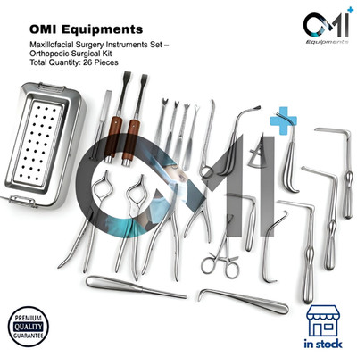 Maxillofacial Surgery Instruments Set   Orthopedic Surgical Tools Premium Kit