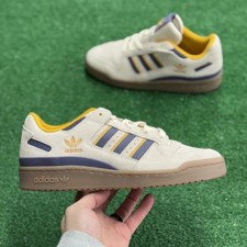 Adidas Forum Low CL White Preloved Violet Yellow Mens JQ2655 NEW Multi Sz