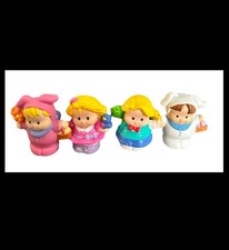 Fisher Price Little People Figure 2002 Lot Of 4 (Easter, Sarah Lynn, Church)