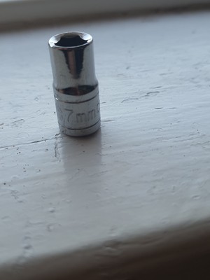 Halfords Advanced 7 mm 1/4'' Vierkant 6 Punkt Steckschlüssel - lebenslange Garantie