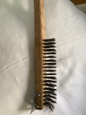 Drahtbürste / Schaber mit langem Stiel Edelstahl